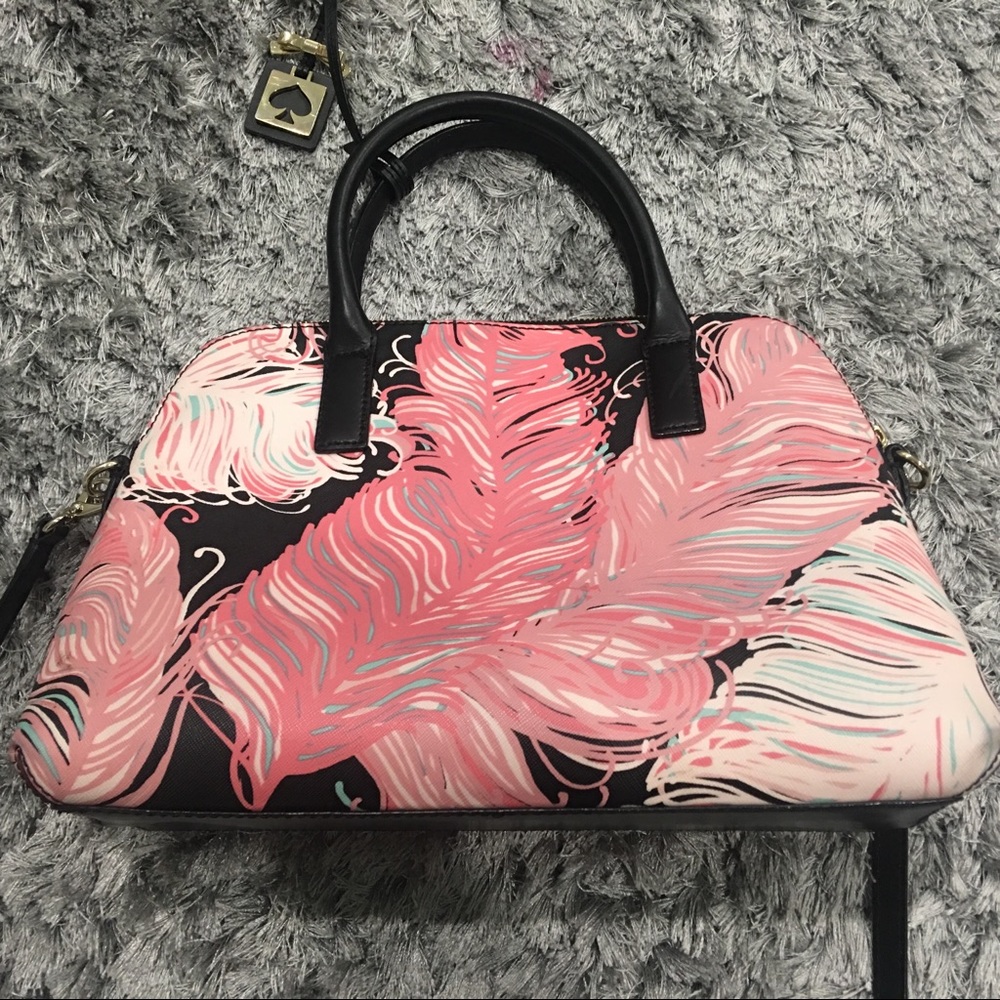 Kate Spade pink leather satchel